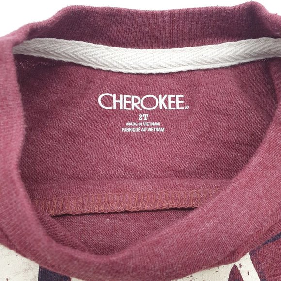 Cherokee Boys 2T Short Sleeve Shirt Football Warriors Play Daycare - Picture 4 of 4